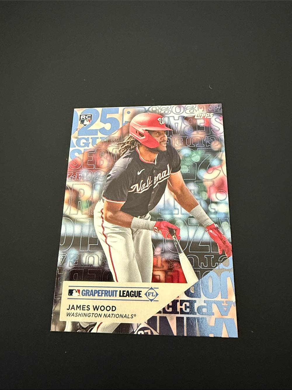 Topps Washington Nationals Card — Red, Navy, White GRAPEFRUIT LEAGUE RC